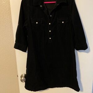 Old navy corduroy black dress